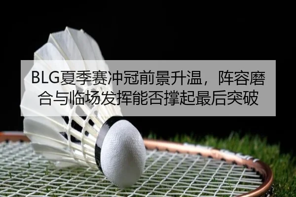 BLG夏季赛冲冠前景升温，阵容磨合与临场发挥能否撑起最后突破（dbbuyu）